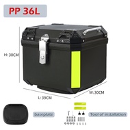 Top box for Motorcycle tail box 36L 45L 55L 65L universal backrest large-capacity alloy 45 liters