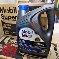 ORIGINAL MOBIL SUPER SEMI SYNTHETIC ENGINE OIL 10W-40/ 10W40 API SP