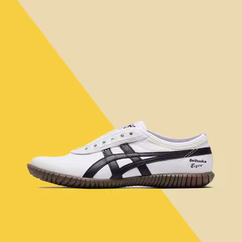Onitsuka Tiger Tsunahiki Slip-on:Soft,Durable,Comfortable,and Breathable Low-Top Casual Sneakers—Uni