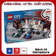 [Genuine] Garage model & Mercedes AMG & Alpine Cars F1 - LEGO CITY 60444 luxury Decor assembly set