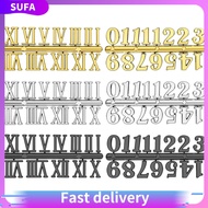 [SUFA]DIY Clock Numbers Roman Numerals Quartz Needle Wall Clocks Replacement Parts