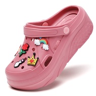 CERYTHRINA Gardener Platform Clogs Slippers Hight Heels Mules Clog Slip on Wedge Sandals