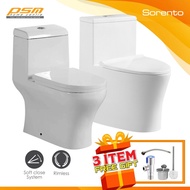 Sorento One Piece Water Closet Wash Down Flushing System Bathroom WC Package SRTWC287-RL / SRTWC8317