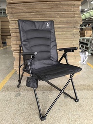 NL HOME เก้าอี้พับได้สำหรับแคมป์ปิ้ง ปรับเอนได้ 3 ระดับ พร้อมเบาะนุ่ม XL และถุงผ้า