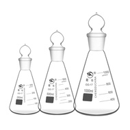 Shu Niu Furniture Stopper Erlenmeyer Flask High Borosilicate Glass Erlenmeyer Flask High Temperature