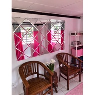 Diamond Mirror Cermin Bevel Cermin hiasan Cermin dinding