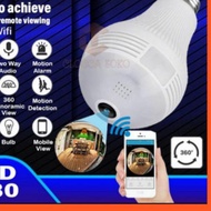 IP CCTV V380PRO SMART WIFI WIRELESS PANORAMA FULL HD BULB