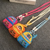 Dumb Cute Shin-Chan Coin Purse Phone Case Pendant Can Hold Things Diagonal Rope Ornaments Bracelet i