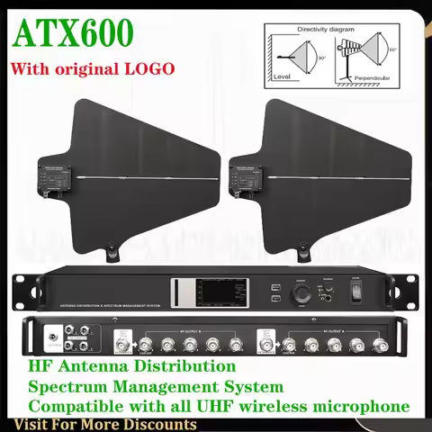 AXT600 UA874 Antenna Distribution System With Spectrum ManagementRF Signal Splitter For Wireless Mic