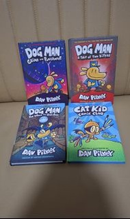Dog Man 漫畫書四本 彩色漫畫書 英文漫畫書