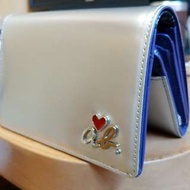 Agnes b 日本製 女裝 銀包 全新 銀色 Made in Japan