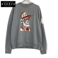 Moncler Genius 2 Moncler 1952 灰色刺繡衛衣 XXL [二手]