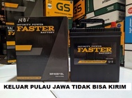 AKI MOBIL KERING  AKI FASTER MF AKI KOREA AKI ORIGINAL TYPE NS40ZL 40B19L 12 VOLT 35 Ampere Aki Mobi