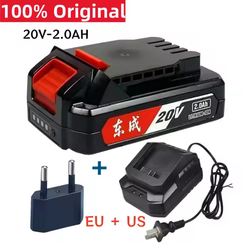 100% Original 20V 2.0Ah、4.0Ah/6.0Ah for DongCheng FFBL2040 WJZ05-13 WZC22S DCZC04-24 DCSM03-100E Pow