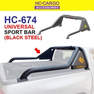 Universal Sport Bar 4X4 Ford Ranger T6 T7 T8 Triton Dmax D40 Np300 Hilux Rogue Steel Roll Bar