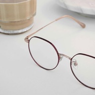 鈦金屬波士頓框眼鏡 × FROMEYES 高折射率濾藍光