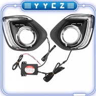 ✨YYCZ✨Car LED DRL Daytime Running Lights Daylight Waterproof Fog head light lamp for Mitsubishi ASX 