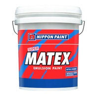 NIPPON MATEX 9102 /9103/145 7L /18L EMULSION PAINT CAT KAPUR DINDING PUTIH HITAM