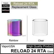 RELOAD RTA 24 by Vapor USA Replacement Glass - 24mm rdta vape vapor