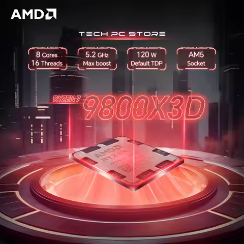 AMD Ryzen 7 9800X3D L3=96M 4.7GHz 8-Core 16-Thread R7 9800X3D Gaming Processor 120W 4NM DDR5 Socket 