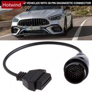 HOTWIND 38Pin to 16Pin to 14Pin OBD2 OBD Diagnostic Connector Cable Adapter For Mercedes Benz H3J7