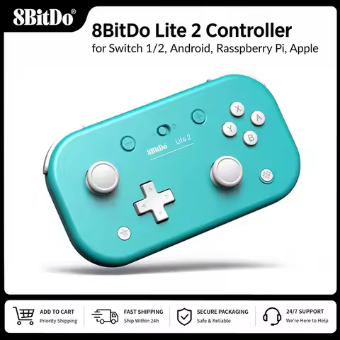 8BitDo Lite 2 Bluetooth Gamepad Wireless Game Controller Handle for Nintendo Switch Android for Appl
