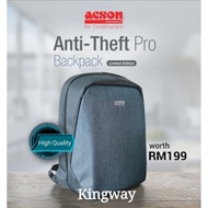 Acson Anti-theft Laptop Bag (Backpack) High Quality Travel Bag