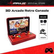 3D Arcade Retro Game Console - H3 / S812 with WIFI 23000 Games (Red / Black)