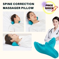 [SG STOCK] Neck Massager Pillow Neck Stretcher C Rest Neck V Shape Pillow Cervical Traction Massager