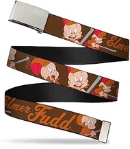 Unisex-Adult's Web Belt Elmer Fudd 1.5"