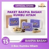 Terlaris [ 3 BOX ] PAKET BAKPIA BASAH KUMBU HITAM - BAKPIA JUWARA SA