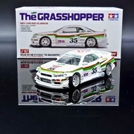 MINI GT KAIDO HOUSE NISSAN SKYLINE GT-R R34 TAMIYA THE GRASSHOPPER WHITE R34 GRASSHOPPER TAMIYA