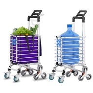 Shopping cart shopping cart folding trolley light trolley shopping bag elderly shopping cart shoppin