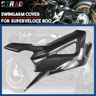 For MV Agusta Rivale / Stradale / Superveloce 800 Accessories Carbon Fiber Swingarm Cover Fairing Ki