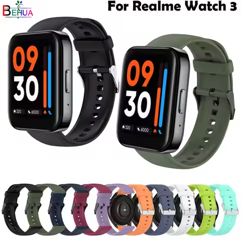 22mm WatchBand Strap For Realme Watch 3 2 Pro Smart WristBand Wriststrap For Realme Watch S / Garmin