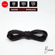 Prodigo * Tali Sepatu Lilin | Waxed shoelaces | Tali Gepeng Pipih Flat hitam putih | Tali lilin bula