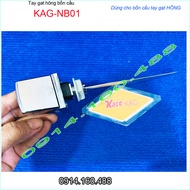Tay gạt bàn cầu KAG-NB01 cần gạt bên hông xả bồn cầu inax C117 C333 C711