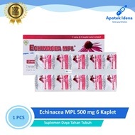 Echinacea MPL Immune System Supplement Echinacea Extract 500mg 6 Caplets