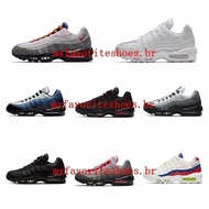 Air Max 95 Running shoes Green Blue White Red Mens trainers Sports sneakers EUR40-45