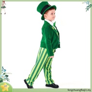 MYLITTLELASS Children Leprechaun Ireland Elf Wizard of Oz Emerald Fairy Tales Dress Up Costume 3Y-12