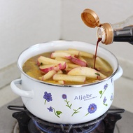 HY&amp; Binaural Enamel Pan Soup Pot Steamer Instant Noodle Pot Enamel Porcelain Pot Porridge Stew Pot Stew Ribs Small Pot I