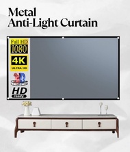 Projector Screen Portable Anti Light Curtain Projector Screen 72 Projektor Scree Foldable Projection