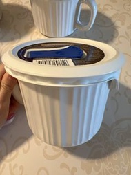 Corningware French White Mug with Lid 