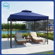 Protection Replacement Gazebo Canopy Waterproof Gazebo Roof Cover Heavy Duty 420D Material for Backy