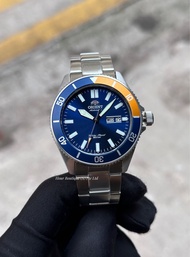 * OFFICIAL ORIENT WARRANTY * Orient Ray 3 Kano Blue Orange Bezel Men's Automatic Divers Watch RA-AA0913L