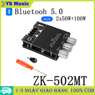 【Gói bưu điện】ZK-502MT Bộ khuếch đại mini ZK 502MT Bộ khuếch đại nhỏ bluetooth 5.0 Bộ khuếch đại loa