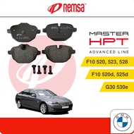 REMSA Rear Brake Pads (1 set) - Compatible with BMW F10 520, 523,528,520d,525d. BMW G30 530e