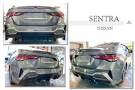 傑暘國際-全新 NISSAN SENTRA B18 20 21 年 升級 GTR 後大包 後保桿 含烤漆 不含尾管