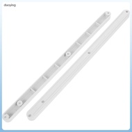 duoying  2 Pcs Slide Plastic Drawer Rails Keyboard Tray 12 Inch Slides Wardrobe Trays Mount Dressing Table Accessories Track