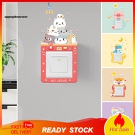 OPPO Switch Socket Cover Switch Cover Adorable Luminous Animal Theme Switch Socket Sticker Self-adhesive Wall Decal
